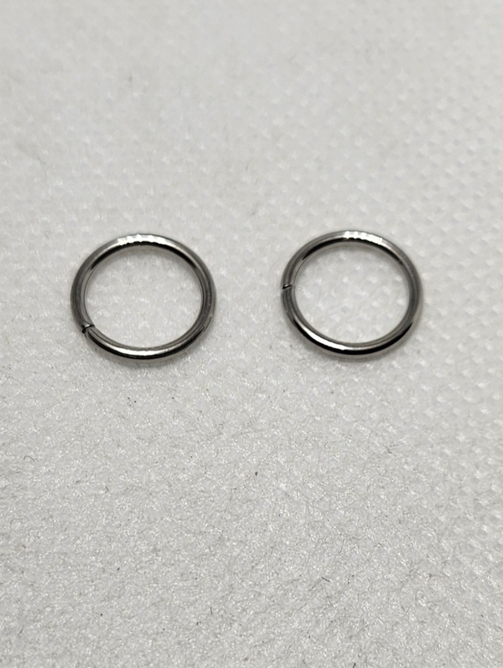 16GA Annealed Hoop Surgical Steel 5/16"- 8MM Body Jewelry  Pair